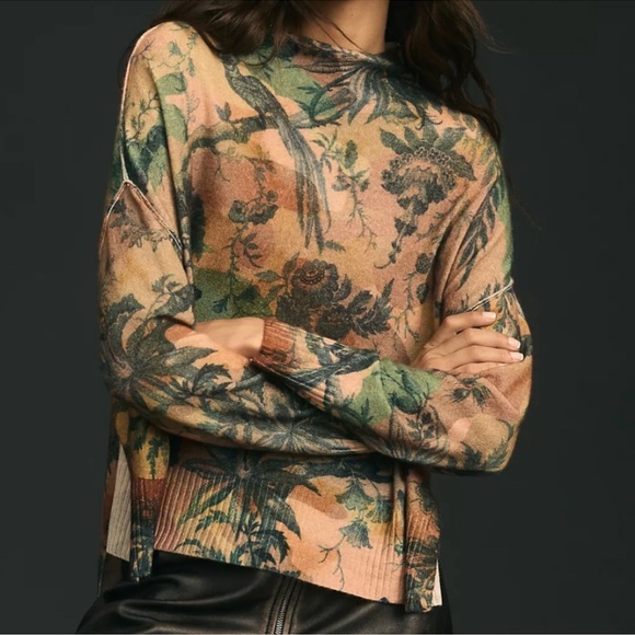 Pilcro Mock-Neck Cashmere Sweater 💕💕💕